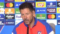 Simeone: “Yo estoy agradecido a todo el trabajo que hizo Courtois aquí con nosotros”    