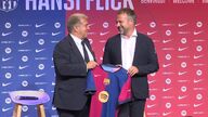 Flick, presentado con el Barça