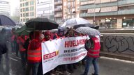 Huelga de conductores de autobuses: "Queremos jubilarnos a los 60 años"