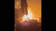 50 heridos en el incendio de un mercado de ropa de segunda mano en Irak